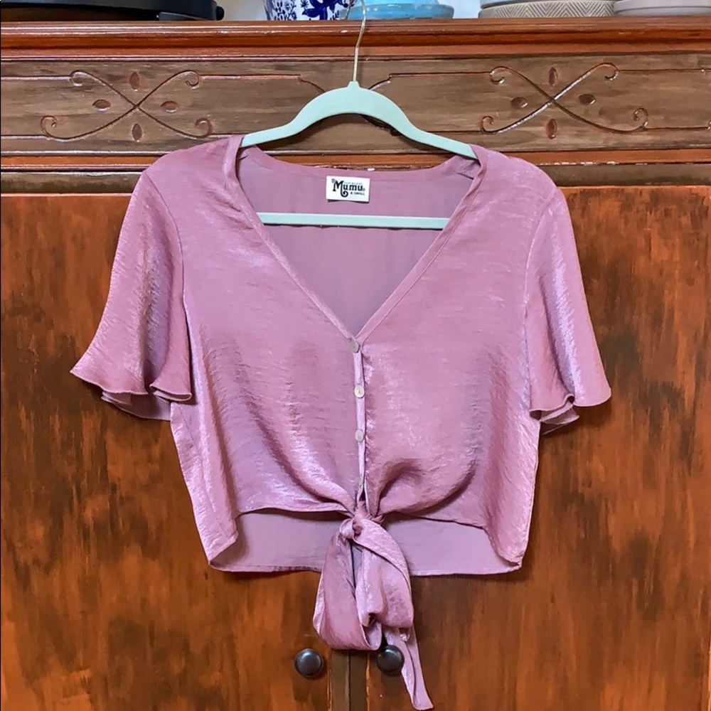 Show me your MuMu silk top